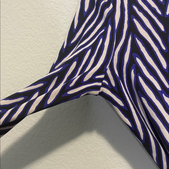 Diane Von Furstenberg Maternity geometric Long Sleeve Dress Medium - Picture 10 of 11